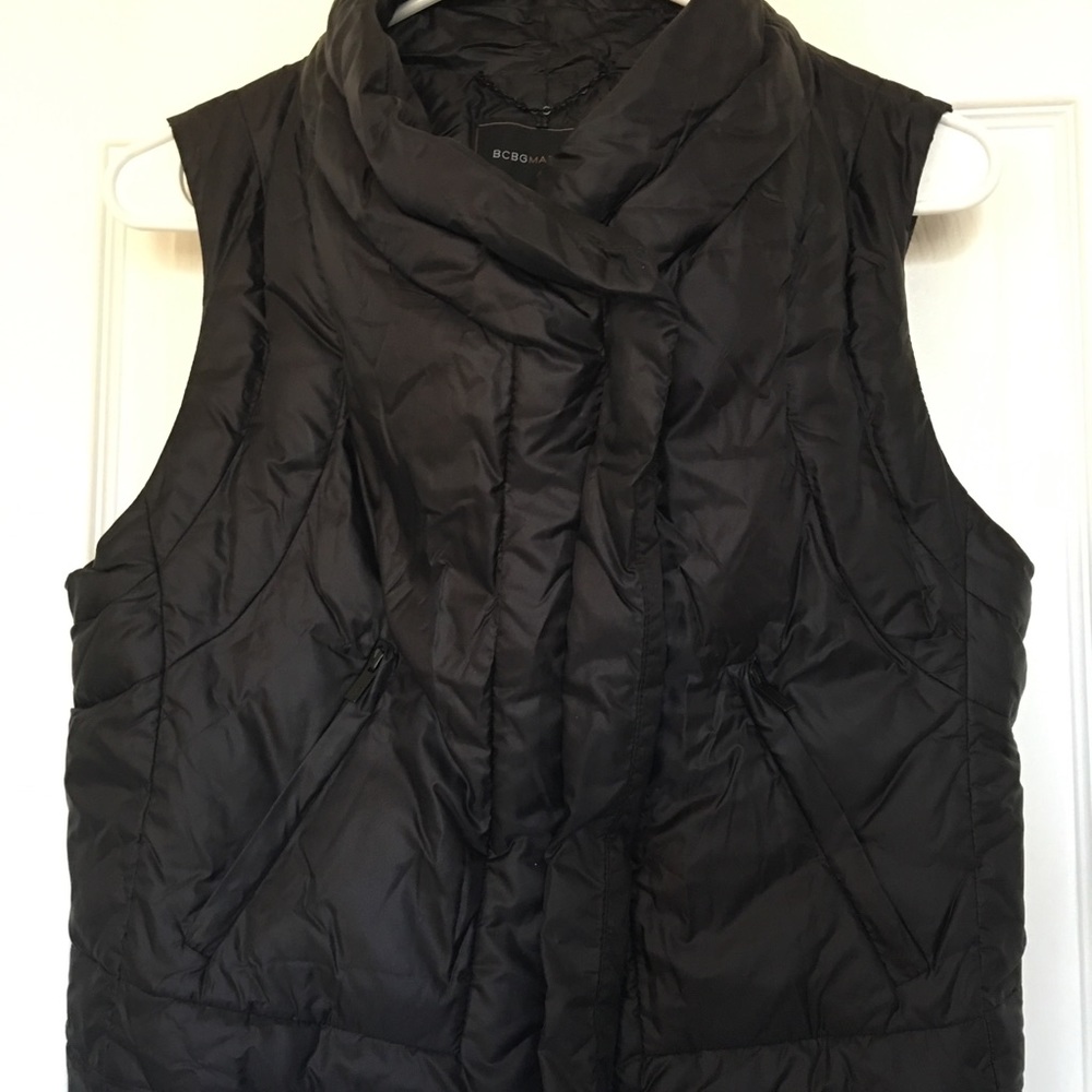 BCBG Black Vest - pristine condition!